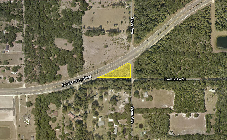 E Lake Mary Blvd & Sipes Ave, Sanford, FL for sale - Aerial - Image 1 of 1