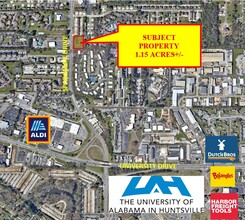 0 Sparkman Drive, Huntsville, AL - aerial  map view
