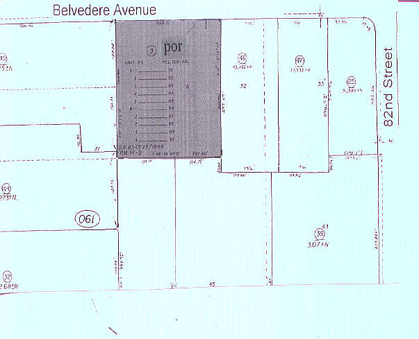 8162-8170 Belvedere Ave, Sacramento, CA for sale - Plat Map - Image 3 of 8