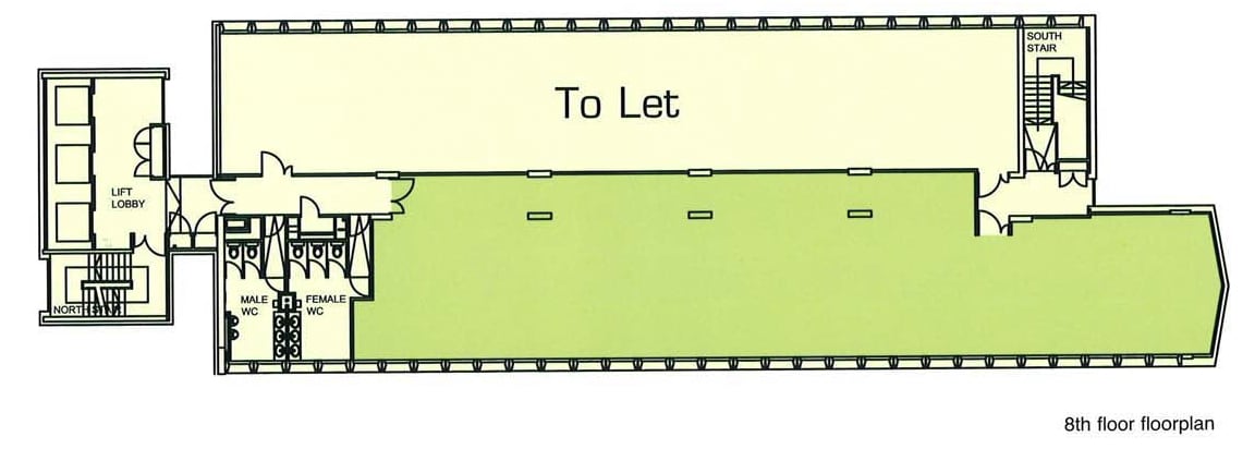 1-2 Cadogan Sq, Glasgow to rent Floor Plan- Image 1 of 2