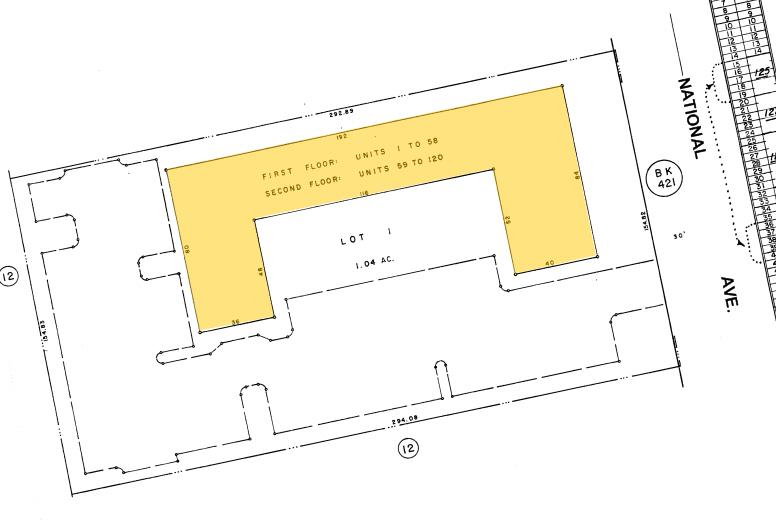 15251 National Ave, Los Gatos, CA for rent - Plat Map - Image 2 of 5