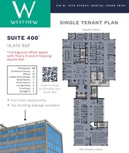 316 W 12th St, Austin, TX for rent Floor Plan- Image 2 of 3