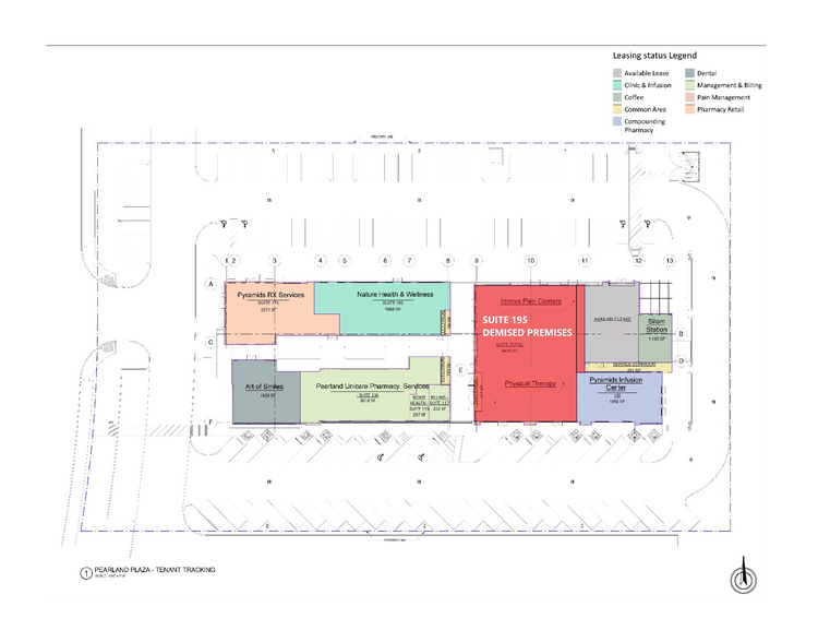 3569 Business Center Dr, Pearland, TX for rent - Floor Plan - Image 2 of 20