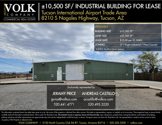 More details for 8210 S Nogales Hwy, Tucson, AZ - Industrial for Rent