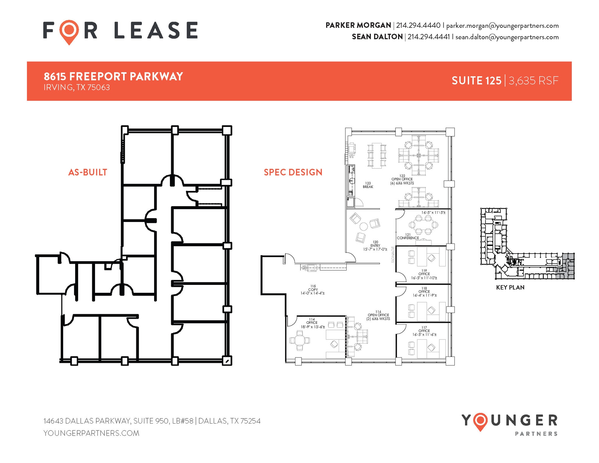 8615 Freeport Pky, Irving, TX for rent Floor Plan- Image 1 of 2