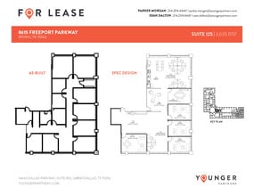 8615 Freeport Pky, Irving, TX for rent Floor Plan- Image 1 of 2