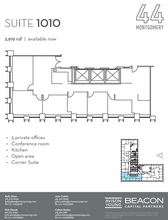 44 Montgomery St, San Francisco, CA for rent Floor Plan- Image 2 of 2