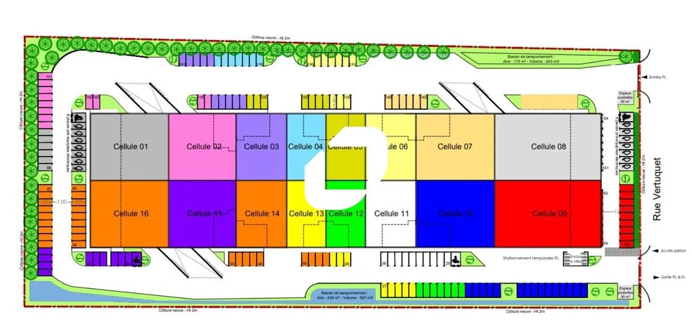 19 Rue Du Vertuquet, Neuville-en-Ferrain to rent - Site Plan - Image 3 of 5