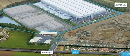 Weeland Rd, Knottingley to rent Aerial- Image 1 of 2