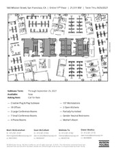 560 Mission St, San Francisco, CA for rent Floor Plan- Image 2 of 4