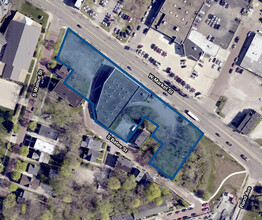 118-122 W Market St, Akron, OH - aerial  map view