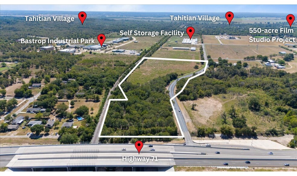 TBD Lovers Lane, Bastrop, TX for sale - Aerial - Image 1 of 6