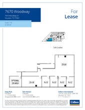 7670 Woodway Dr, Houston, TX for rent Floor Plan- Image 1 of 1