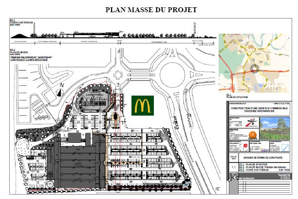 Retail in Combs-la-Ville to rent - Site Plan - Image 2 of 3