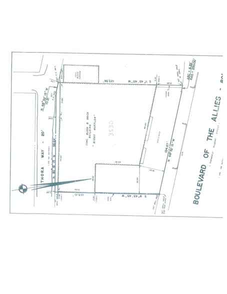 3530 Boulevard of the Allies, Pittsburgh, PA for rent - Site Plan - Image 3 of 3