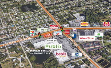 1725 S McCall Rd, Englewood, FL - aerial  map view