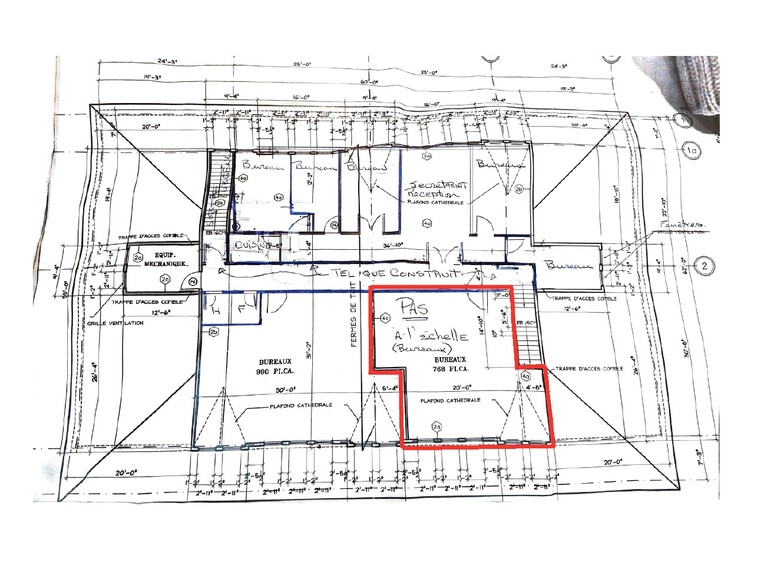 9511-9517 Boul Gouin O, Montréal, QC for rent - Floor Plan - Image 2 of 2