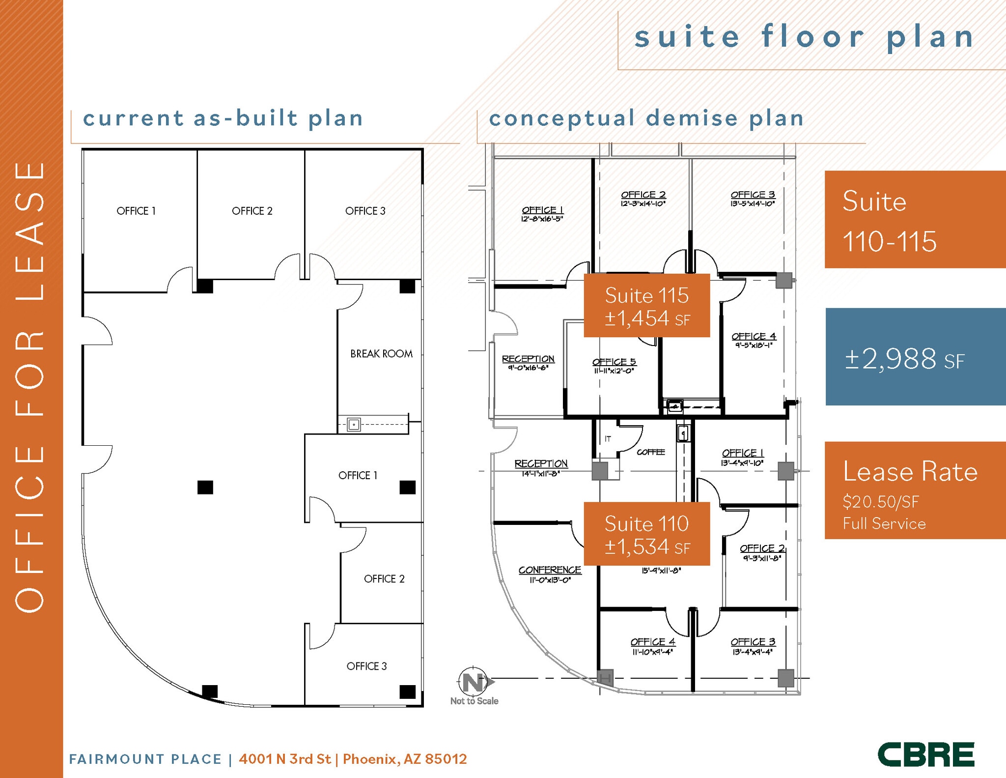 4001 N 3rd St, Phoenix, AZ to rent Floor Plan- Image 1 of 1