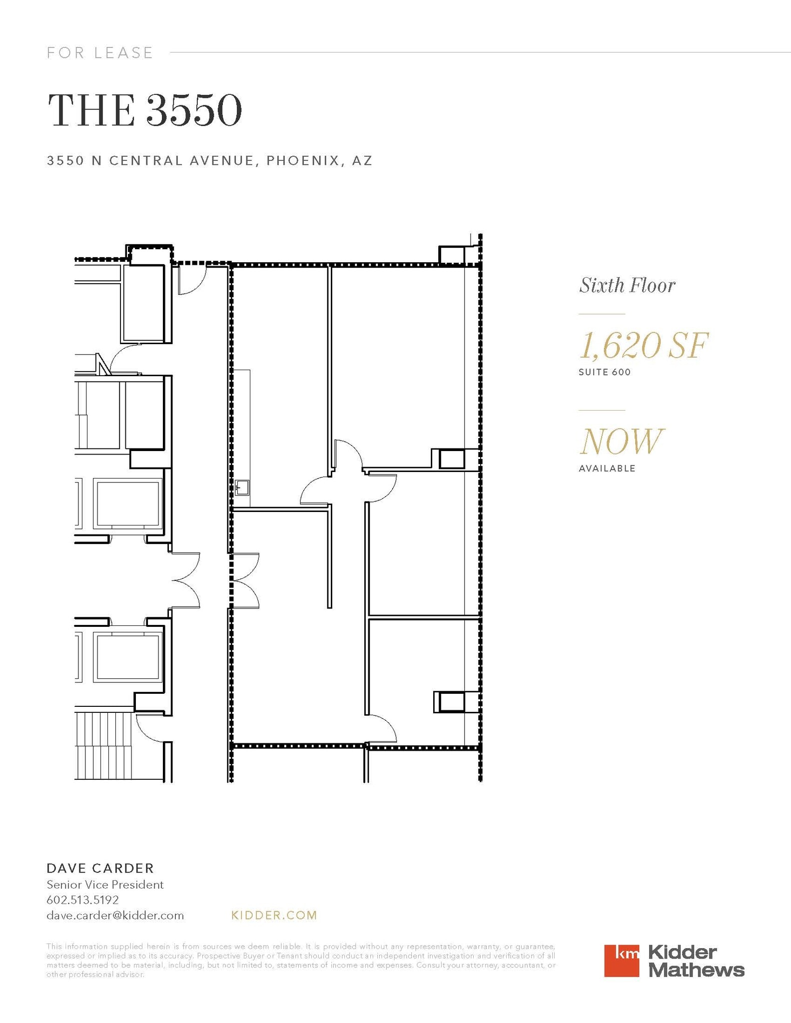 3550 N Central Ave, Phoenix, AZ to rent Floor Plan- Image 1 of 1