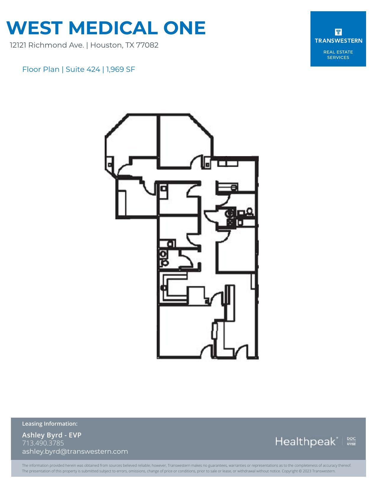 12121 Richmond Ave, Houston, TX to rent Floor Plan- Image 1 of 1