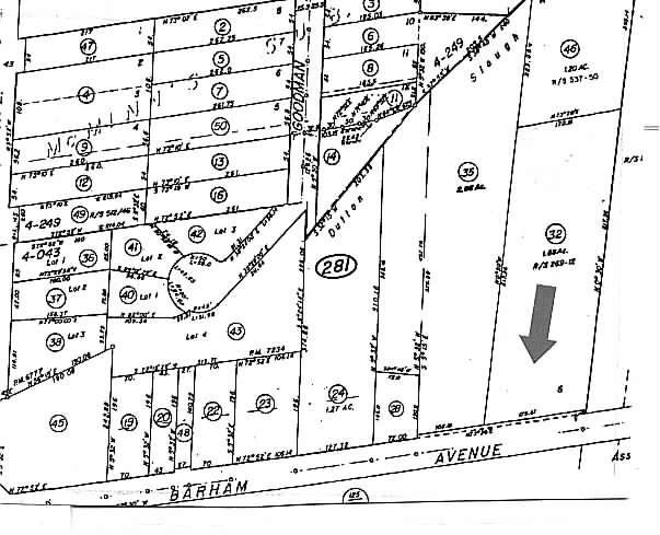 11 W Barham Ave, Santa Rosa, CA for rent - Plat Map - Image 2 of 11