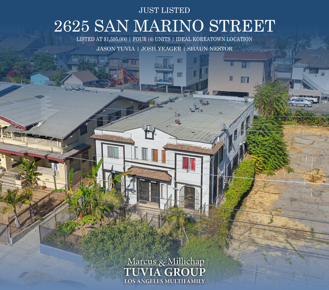 2625 San Marino St, Los Angeles, CA for sale - Building Photo - Image 1 of 41