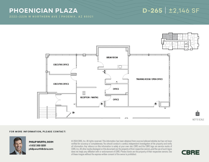 2222-2228 W Northern Ave, Phoenix, AZ for rent Floor Plan- Image 1 of 1