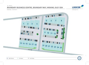 Boundary Rd, Woking for rent Site Plan- Image 1 of 3