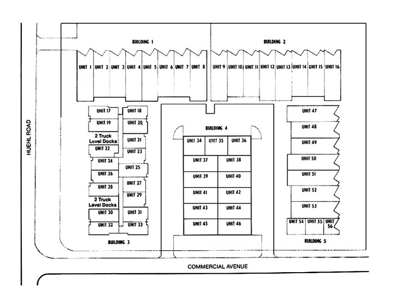 3300-3398 Commercial Ave, Northbrook, IL for rent - Site Plan - Image 2 of 4