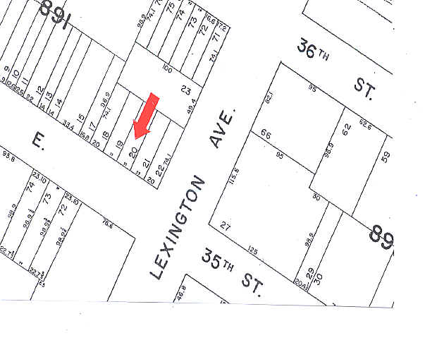 133 E 35th St, New York, NY for sale - Plat Map - Image 3 of 30