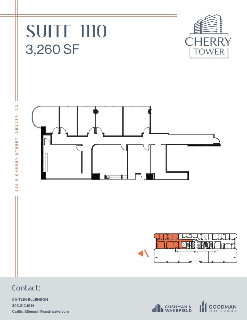950 S Cherry St, Denver, CO to rent Floor Plan- Image 1 of 1