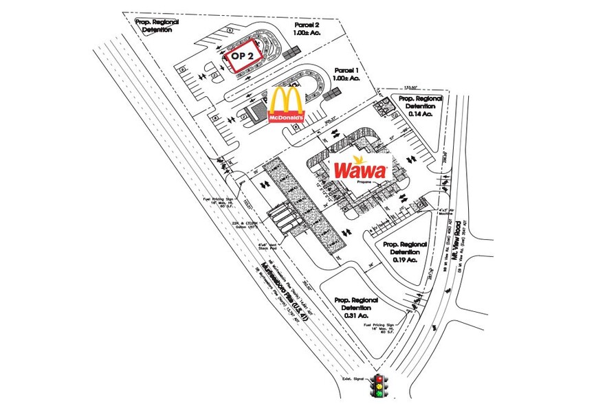 Murfreesboro Pike & Mt. View rd, Antioch, TN for rent - Site Plan - Image 1 of 2