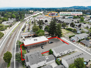 18210 E Burnside St, Portland, OR - aerial  map view