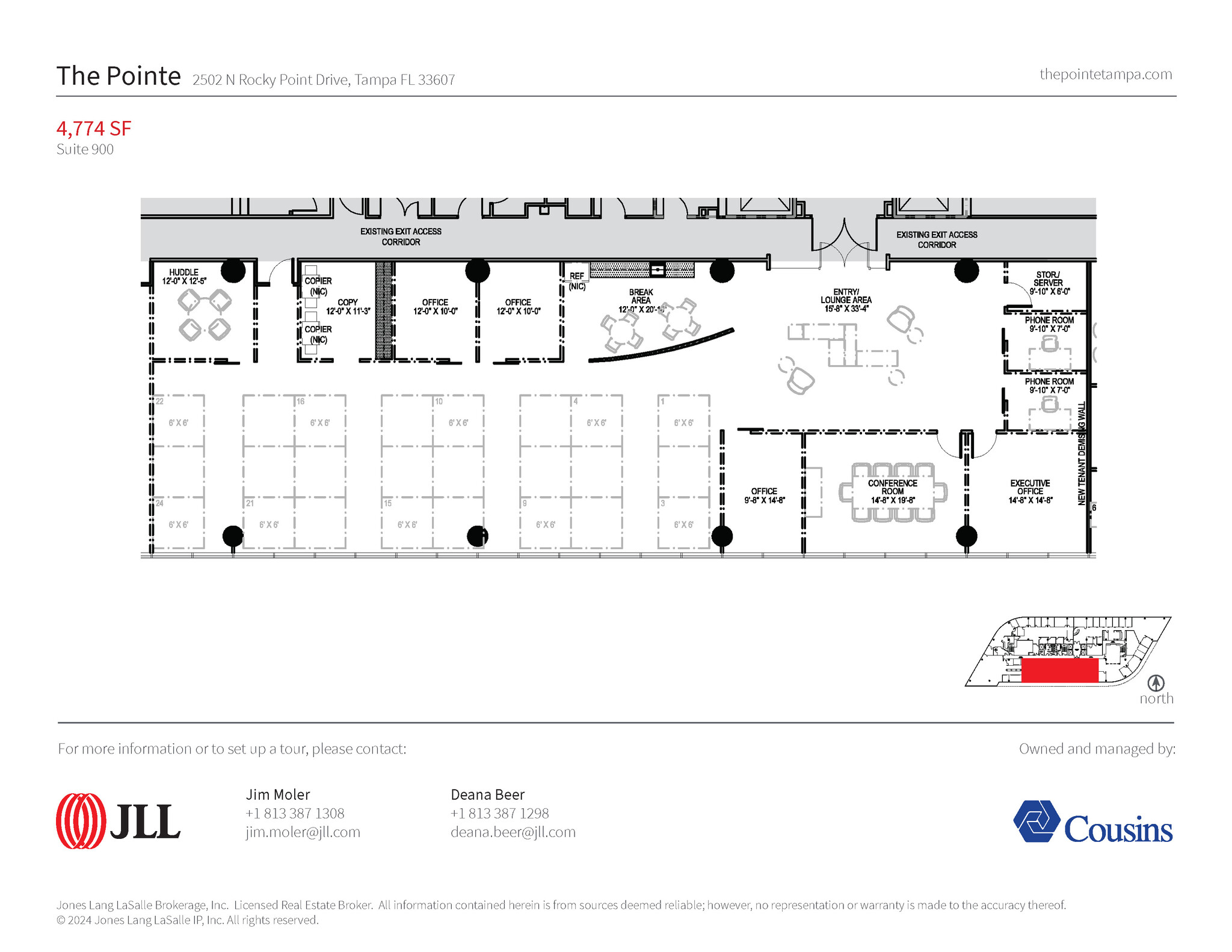 2502 N Rocky Point Dr, Tampa, FL for rent Floor Plan- Image 1 of 1