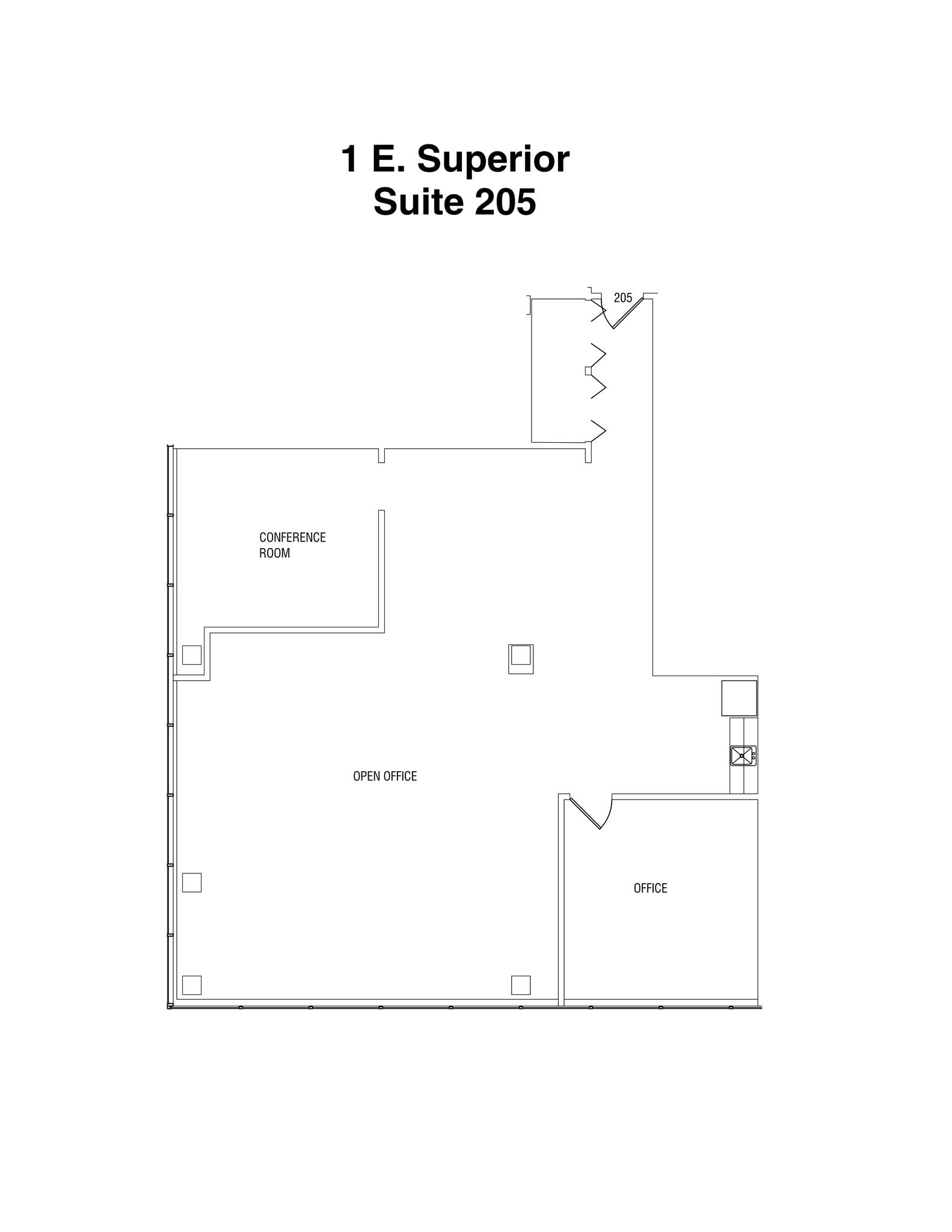 1 E Superior St, Chicago, IL to rent Site Plan- Image 1 of 2