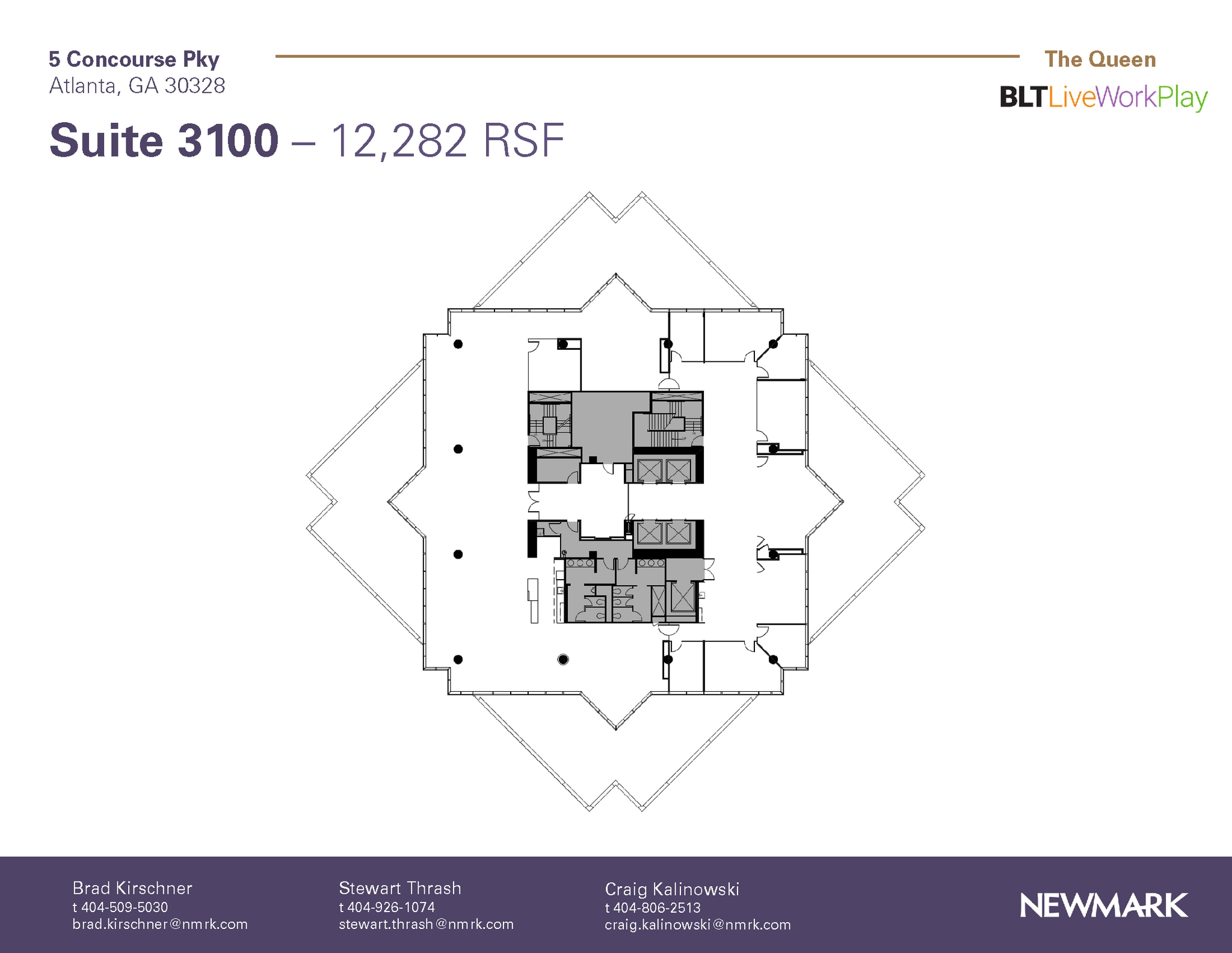 6 Concourse Pky NE, Atlanta, GA to rent Floor Plan- Image 1 of 4