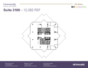6 Concourse Pky NE, Atlanta, GA to rent Floor Plan- Image 1 of 4