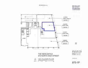 873-875 N High St, Columbus, OH for rent Site Plan- Image 1 of 1