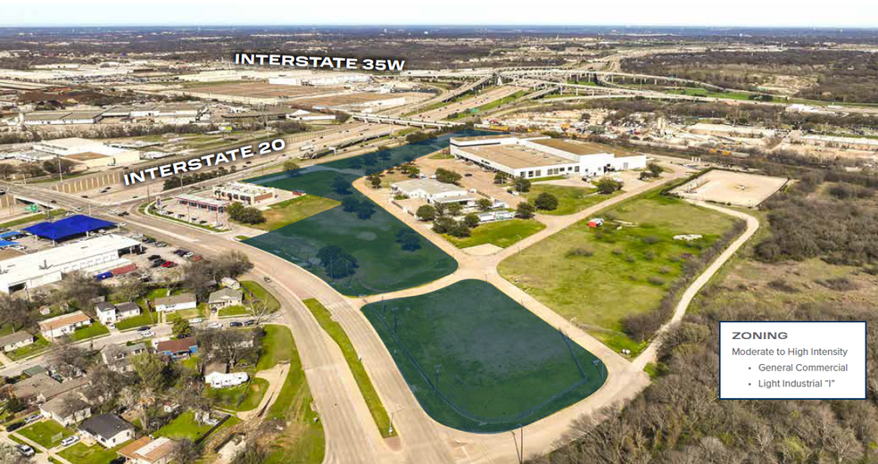 I-20 & Hemphill St, Fort Worth, TX for sale - Aerial - Image 2 of 8