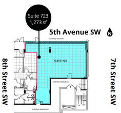 715 5 Av SW, Calgary, AB for rent Floor Plan- Image 1 of 1