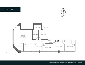 4221 Wilshire Blvd, Los Angeles, CA for rent Floor Plan- Image 1 of 7