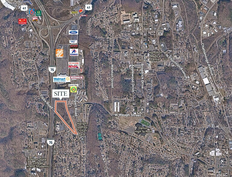 N Tibbs Rd, Dalton, GA for sale - Aerial - Image 1 of 1