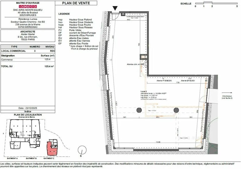 Retail in Mérignac for sale - Floor Plan - Image 2 of 2