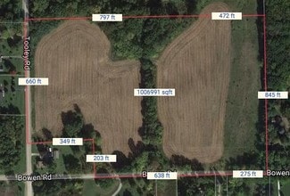 0 Tooley Rd, Howell, MI - AERIAL map view