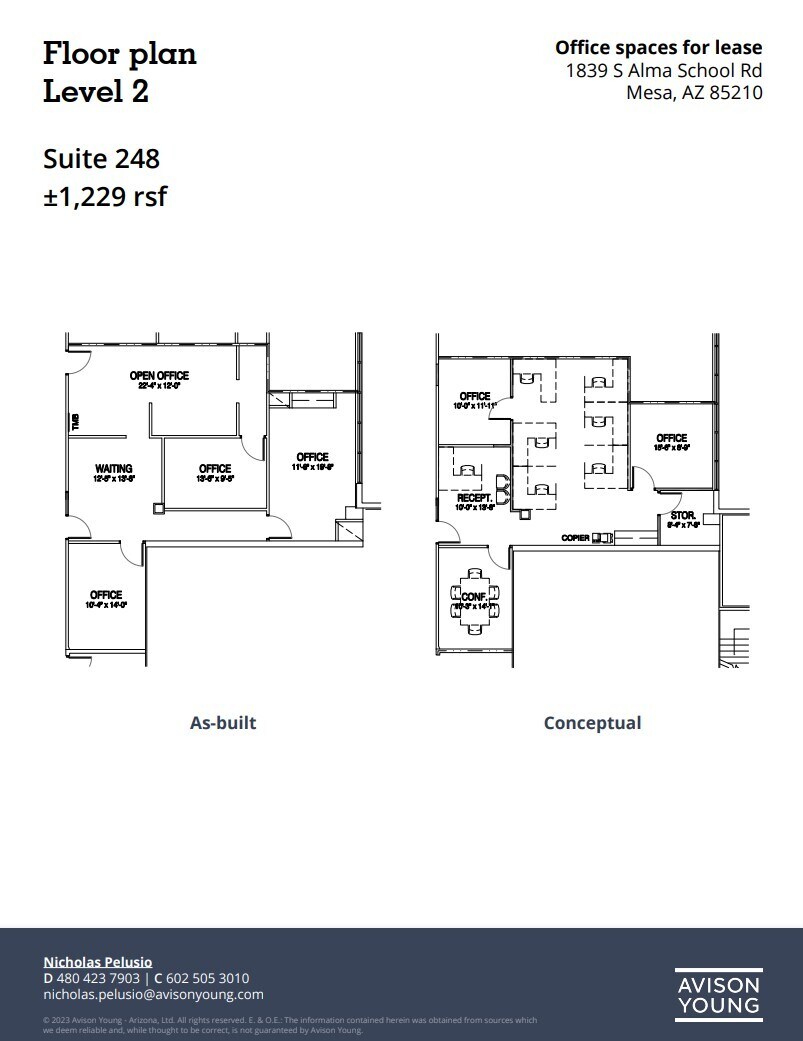 1839 S Alma School Rd, Mesa, AZ to rent Floor Plan- Image 1 of 3