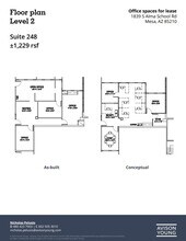 1839 S Alma School Rd, Mesa, AZ to rent Floor Plan- Image 1 of 3