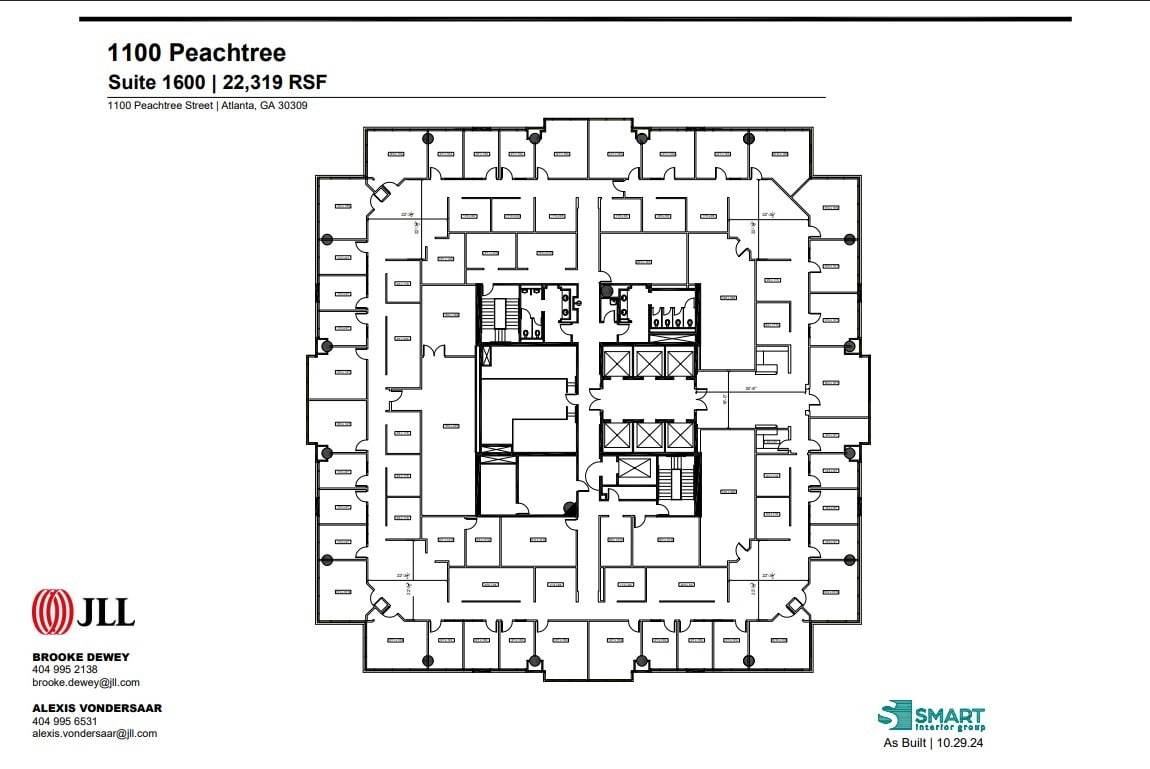1100 Peachtree St NE, Atlanta, GA to rent Floor Plan- Image 1 of 1