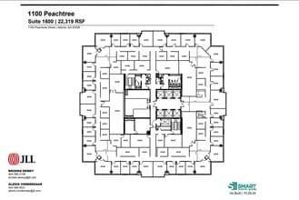 1100 Peachtree St NE, Atlanta, GA to rent Floor Plan- Image 1 of 1