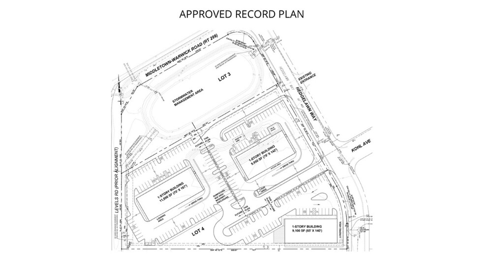 700-710 Hedgelawn Way, Middletown, DE for sale - Site Plan - Image 3 of 5