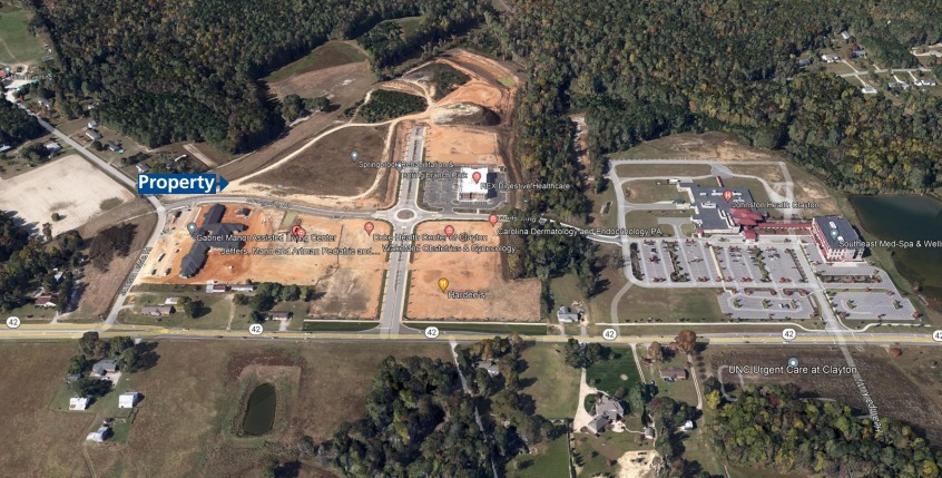 NC Hwy 42, Clayton, NC for sale - Aerial - Image 1 of 3